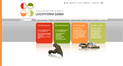 Desktop Screenshot of leichtform.de